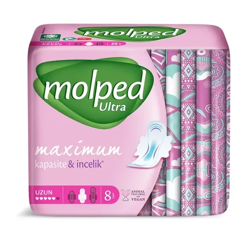 Molped Ultra Anatomical Long Pad 8 pack