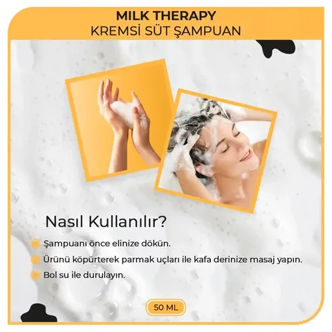 Morfose Milk Therapy Creamy Milk Shampoo Travel Size 50 ml