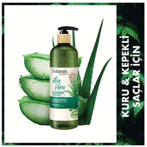 Naturals By Watsons Shampoo Aloe Vera 490 ml