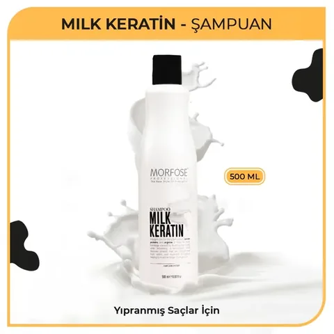 Morfose Milk Keratin Shampoo 500 ml