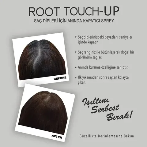 Neva Root Touch-up Concealer Spray Dark Brown 75 ml