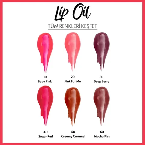 Note Lip Oil Moisturizing And Shining Lip Care Oil 20 pink For Me Pink