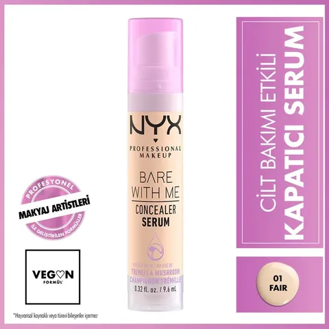Nyx Professional Makeup Bare With Me Concealer Serum 01 fair