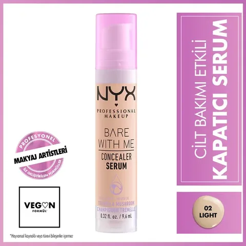 Nyx Professional Makeup Bare With Me Concealer Serum 02 light