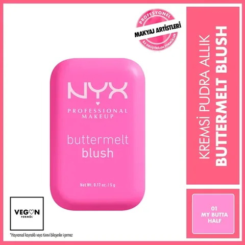 NYX Buttermelt Blush Crème Poudre