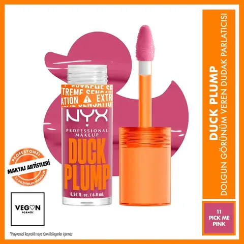 Nyx Professional Makeup Duck Plump Lip Gloss 11 pick Me Pink
