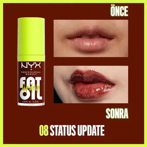 Nyx Professional Makeup Fat Oil Lip Drip Shine Lip Oil Status Update