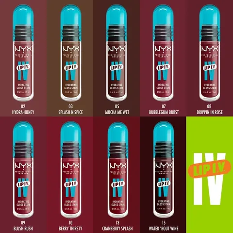 Nyx Professional Make Up Lip Iv Lip Gloss Tint Hydra Honey