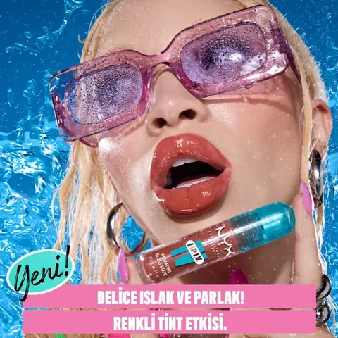 Nyx Professional Make Up Lip Iv Lip Gloss Tint Mocha Me Wet