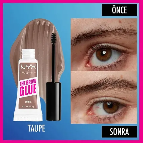 Nyx Professional Makeup The Brow Glue Instant Brow Styler Eyebrow Fixing Mascara Taupe