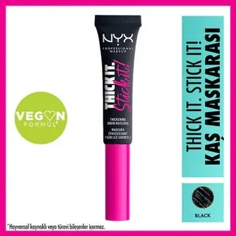 Nyx Professional Makeup Thick It Stick It Eyebrow Mascara Black