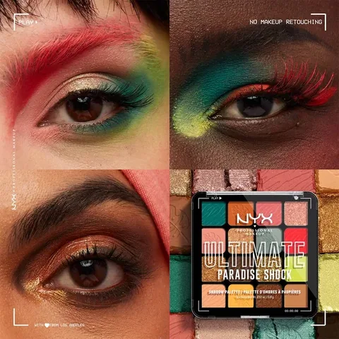 Nyx Professional Makeup Ultimate Shadow Palette Paradise Shock Eyeshadow Palette