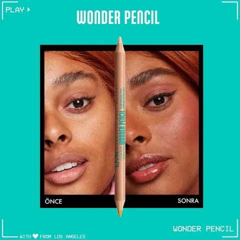 Nyx Professional Makeup Wonder Pencil Double-sided Highlighter &amp; Concealer Pencil Deep
