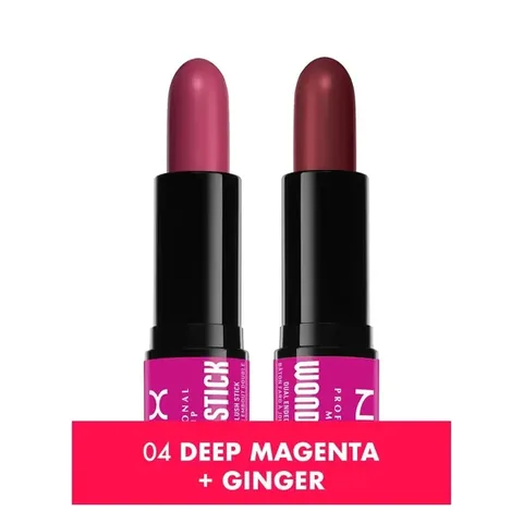 Nyx Professional Makeup Wonder Stick Double-sided Cream Blush Stick Deep Magenta And Ginger