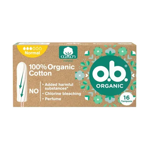 Ob Organic Tampon Normal 16 pcs