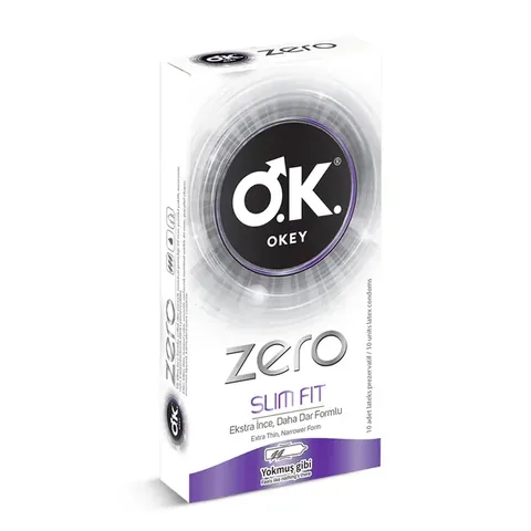 Okey Condom Zero Slim Fit 10 pack