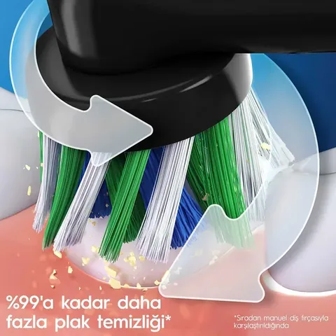 Oral-b Rechargeable/electric Toothbrush Vitality Pro 2-pack Black&amp;lilac Advantage Pack