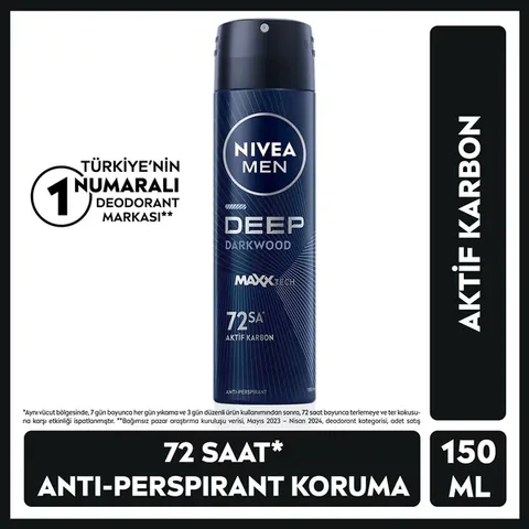 NIVEA MEN Deep Dimension Spray- und Mini-Roll-On-Deodorant-Set