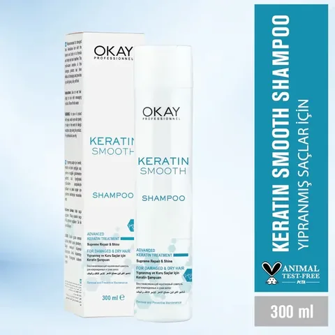 Okay Professionnel Keratin Smooth Shampoo 300 ml
