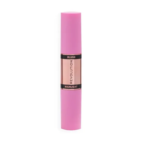 Revolution Blush & Highlighter Stick Flushing Pink
