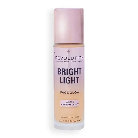 Revolution Bright Light Face Glow 4 in1 luminous Foundation Medium Light