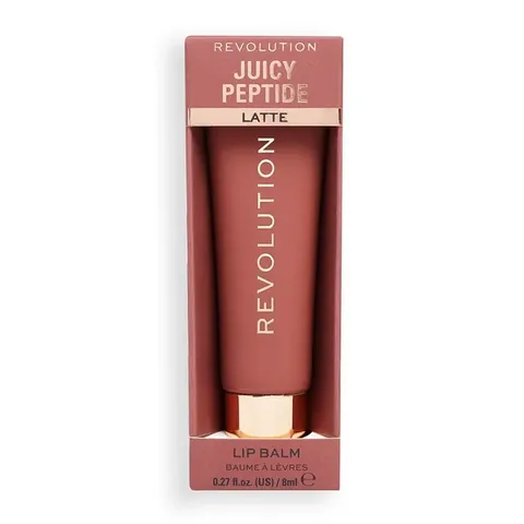 Revolution Juicy Peptide Lip Balm Nude Latte