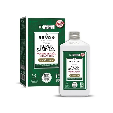 Revox Shampoo Normal And Oily Hair Dandruff 360 ml