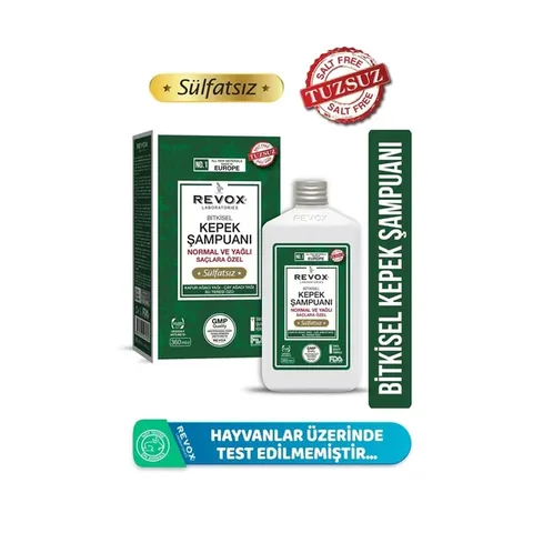 Revox Shampoo Normal And Oily Hair Dandruff 360 ml