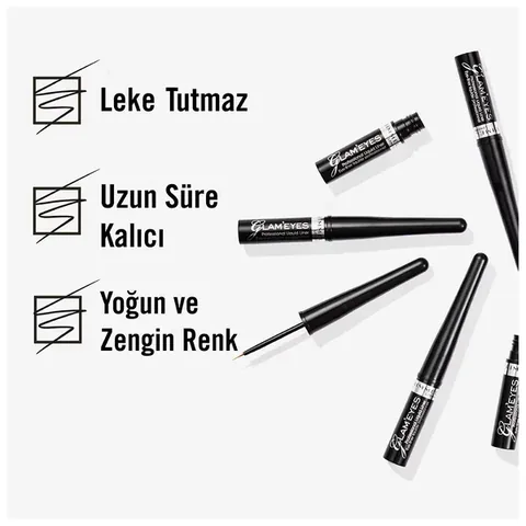 Rimmel London Glameyes Liquid Eyeliner Black