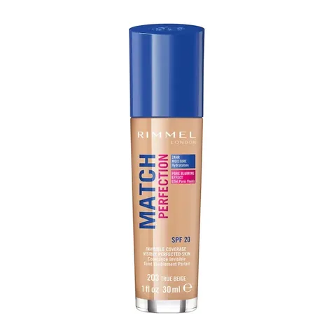Rimmel London Match Perfection Foundation 203 true Beige