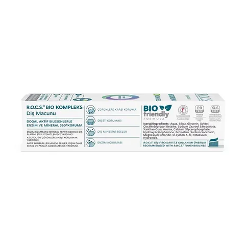Rocs Bio Complex 360 protection Toothpaste 75 ml
