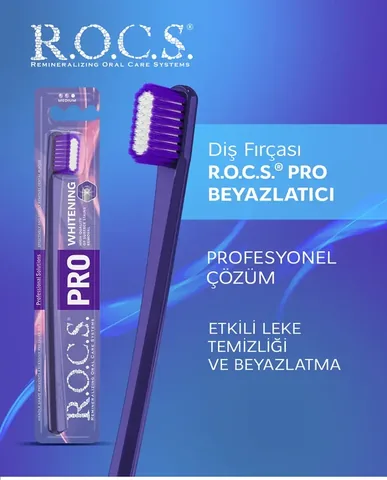Зубная щетка Rocs Pro для отбеливания