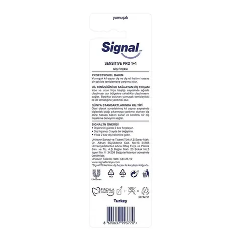 Signal Professional Care Toothbrush Soft 1+1