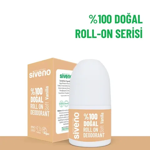 Siveno Natural Roll On Soft Vanilla 50 ml