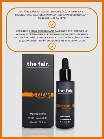 The Fair Aufhellendes Serum 2% Vitamin C und 2% Niacinamid 30 ml