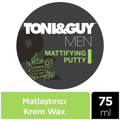 Toni Guy Natural and Matte Finish Styling Cream Wax 75 ml