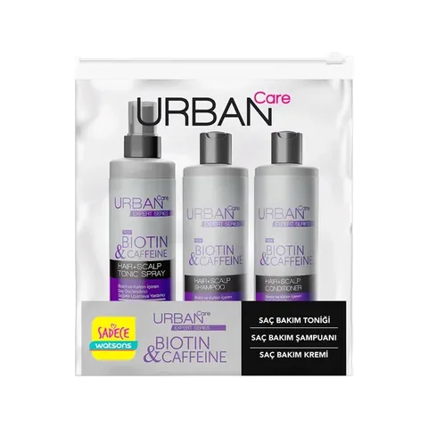 Urban Care Expert Biotin & Caffeine Anti-hair Loss Travel Kit