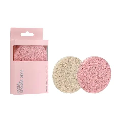 Watsons 2-pcs Facial Cleansing Sponge Set