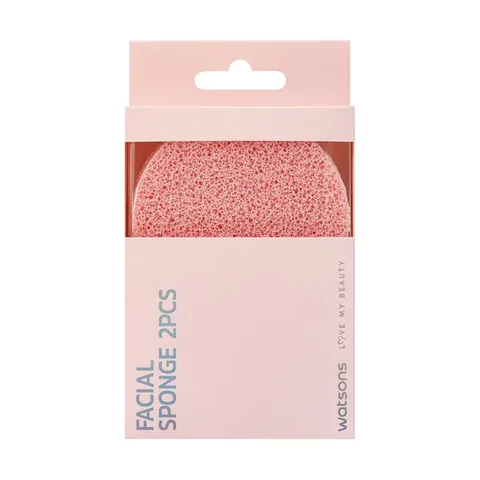 Watsons 2-pcs Facial Cleansing Sponge Set