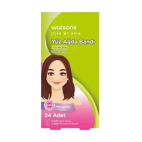 Watsons Face Wax Strips 24 pcs