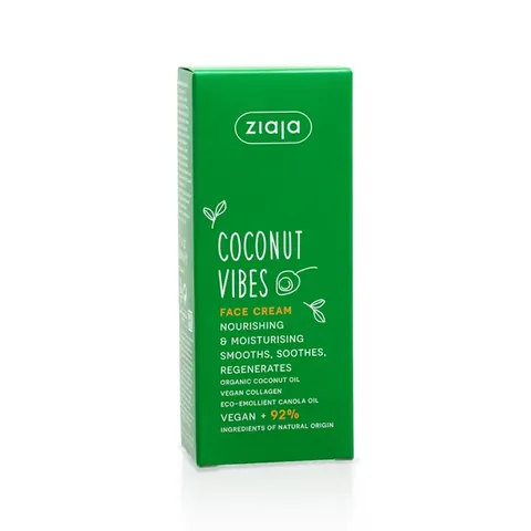 Ziaja Coconut Vibes Nourishing And Moisturizing Face Cream 50 ml