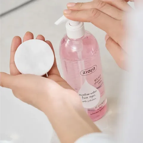 Ziaja Anti-wrinkle Micellar Water Make-up Remover For Face, Eyes And Lips 390 ml