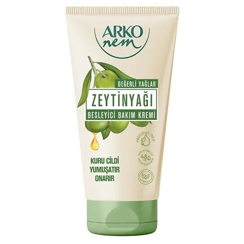 Arko Nem Olive Oil Hand & Body Cream 60ml - Moisturizing Care