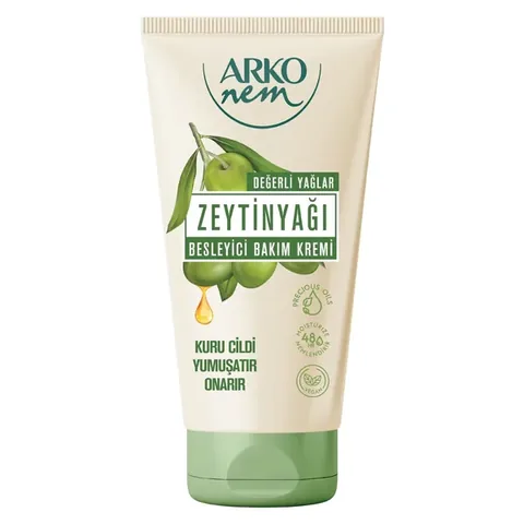 Arko Nem Olive Oil Hand & Body Cream 60ml - Moisturizing Care