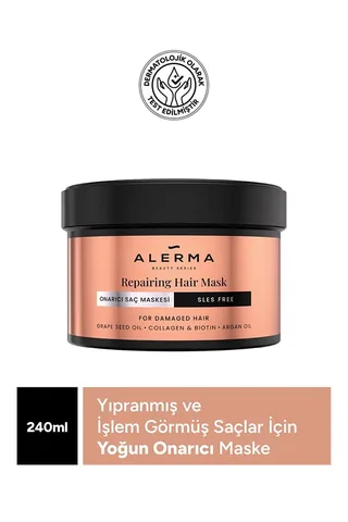 Alerma Intensive Repair Hair Mask 240ml - Sulfate-Free Formula