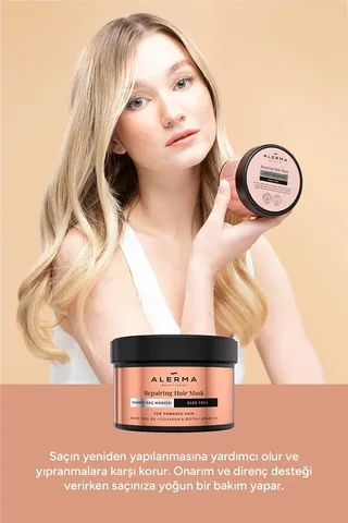 Alerma Intensive Repair Hair Mask 240ml - Sulfate-Free Formula