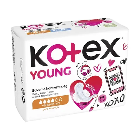Kotex Young Girls' Daytime Pads - 6 Pack, Extra Absorbent