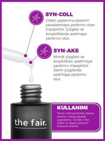 The Fair Firming Serum LiftUp Now 30ml - Anti-Wrinkle Hydration