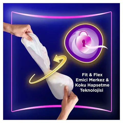 Orkid Platinum Night Extra Size 4 Sanitary Pads - 10 Pack