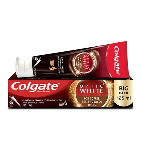 Colgate Optic White Toothpaste for Coffee & Tea Stains 125ml